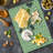 Ambesonne Animals Cutting Board Large Size Waliking Dinosaurs Patterns Yellow Multicolor