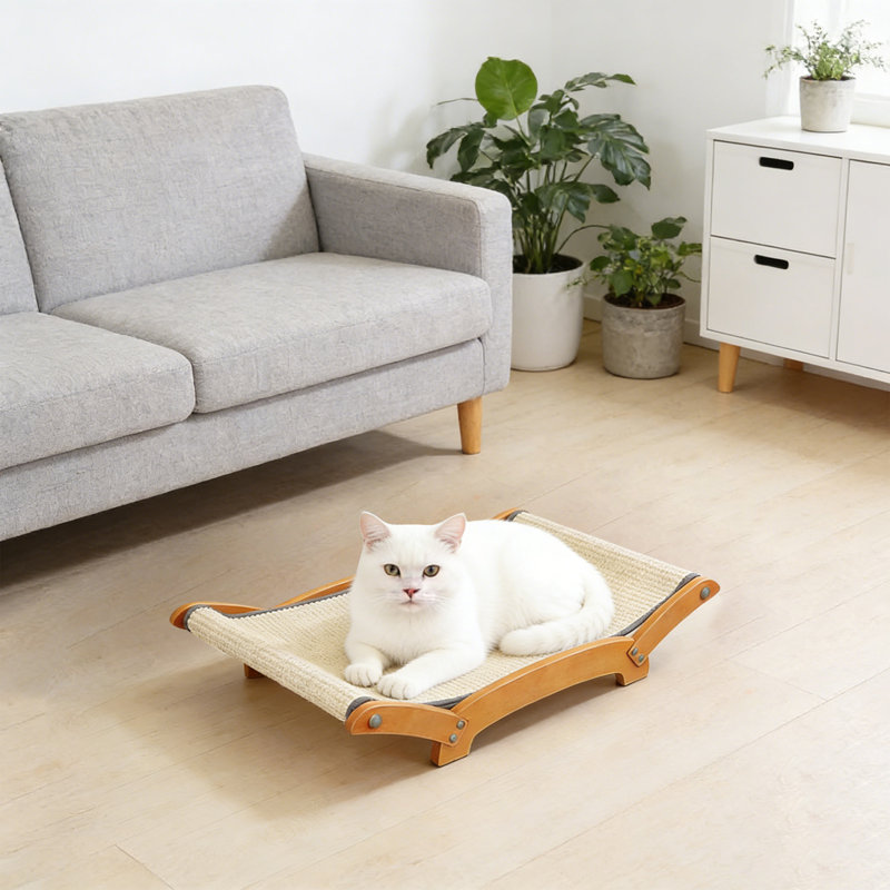 Lit à griffer hamac pour chat