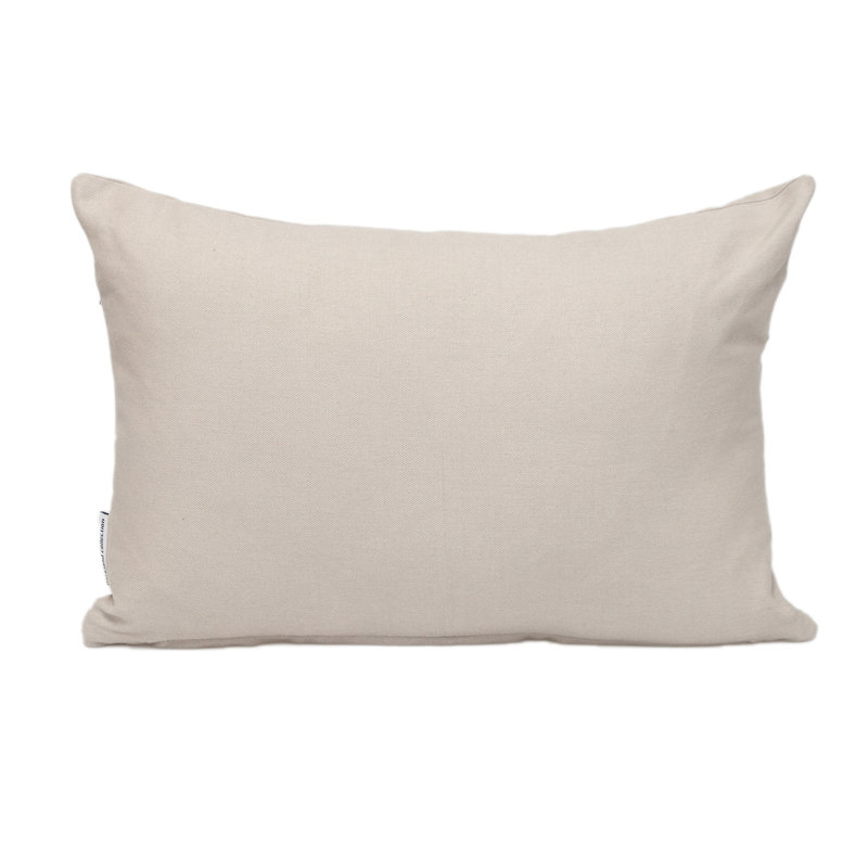 Coussin 12 "x 18" en coton naturel