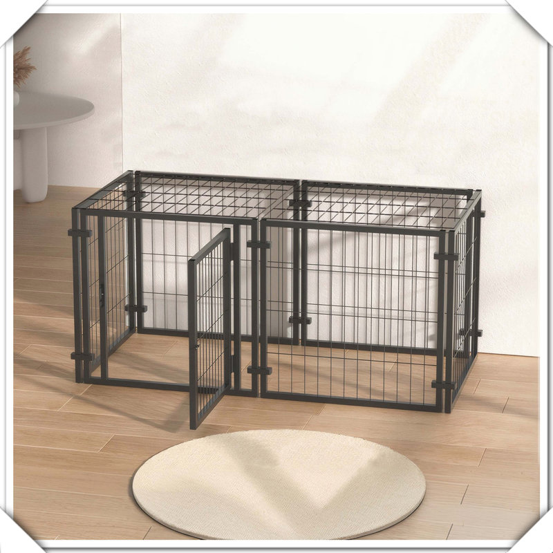 Cage de parc pour l'intérieur et l'extérieur pour petits chiots