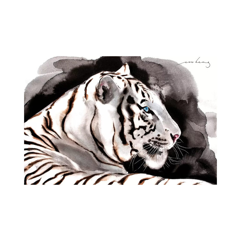 Tiger IV by Soo Beng Lim - Wrapped Canvas Gallery-Wrapped Canvas Giclée, 66.04 cm H x 45.72 cm W x 3.175 cm D