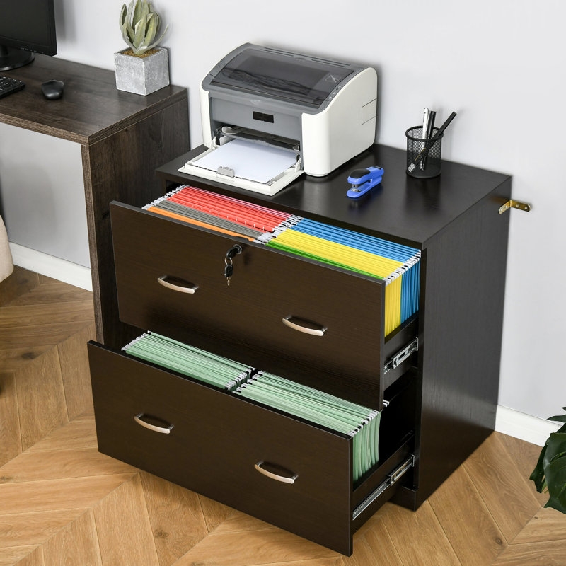 2 classeurs avec serrure, classeur Streamline, capacité de 110 lb, l 29,74 po x P 16,5 po, H 28,01 po