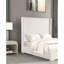 Mobilier de chambre à coucher de couleur blanche en tissu de chenille 1pc-2038219397-2038219451