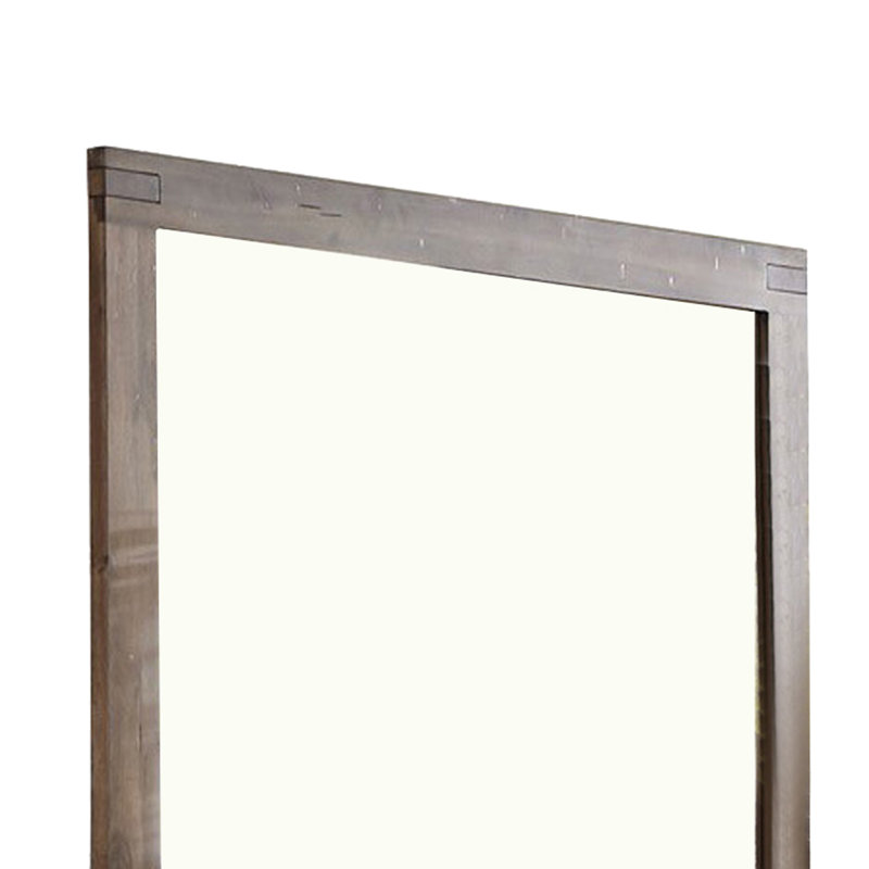 Miroir de commode en bois Mancini
