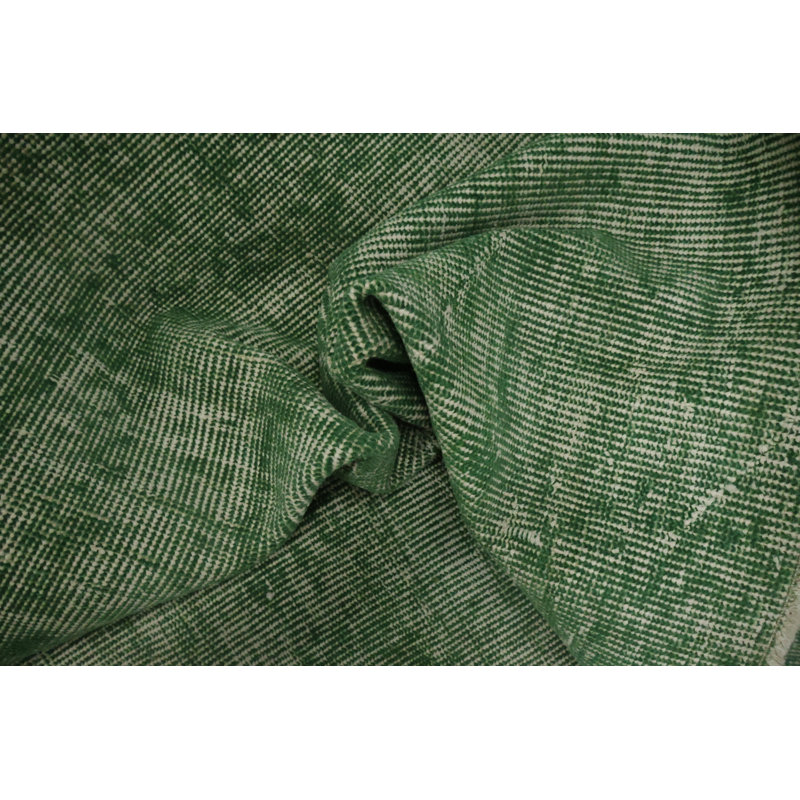 Tapis vert élégant 5 x 8