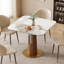 with Stainless Steel Base Dining Table