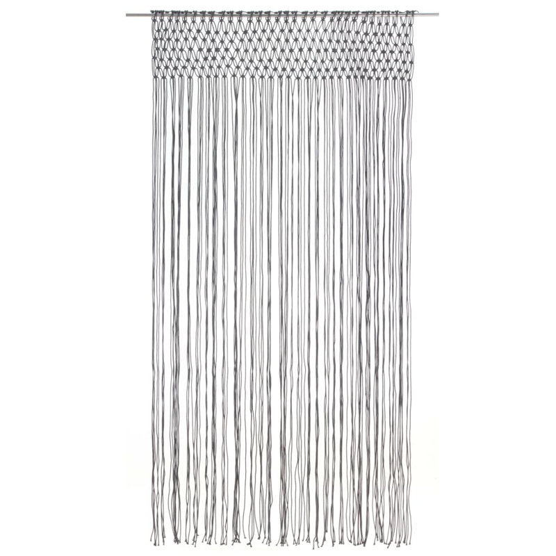 LaSalle Sheer Curtain Single Panel, Anthracite