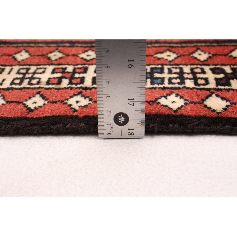 Jesse-James One-of-a-Kind 2'5" X 9' New Age Runner Wool Area Rug in
