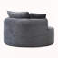 Chaise de salle de bain moderne en velours côtelé à siège profond Modern-616068644