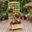 Flower shelf Wooden Raised Garden Bed , Outdoor Planter Box