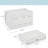 Aarn 2 Pack Plastic Collapsible Storage Bins with Lid, Multifunctional Stackable Folding Organizer Cube