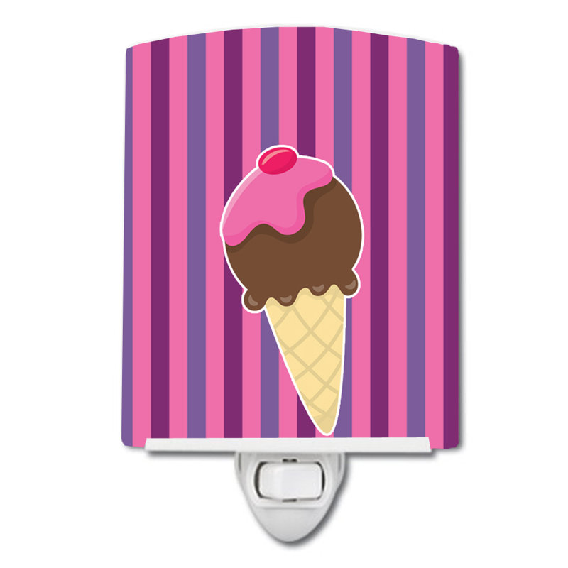 Lumière de nuit en céramique glace
