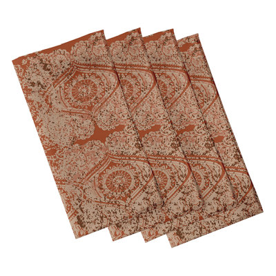 Harrel Polyester Abstract Square Napkin