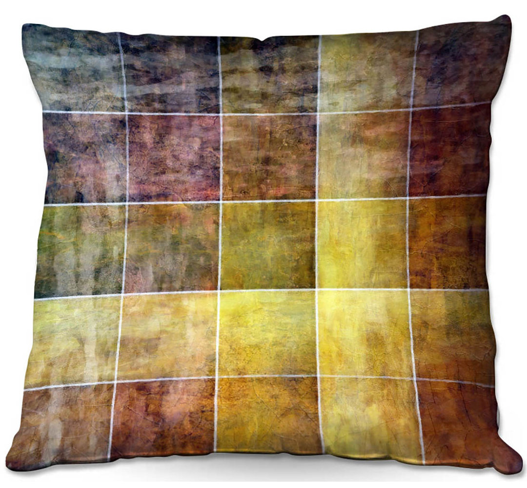 Couch Gold Shades Throw Pillow DiaNoche Designs 