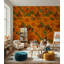 Papier peint floral, décoration murale moderne et vibrante