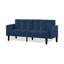 Velvet Futon Couch Convertible-1339343010