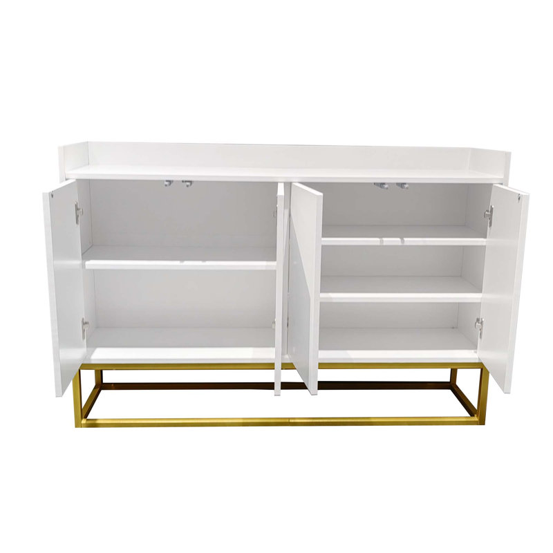 Koraleigh 47.2'' Sideboard, White/Gold
