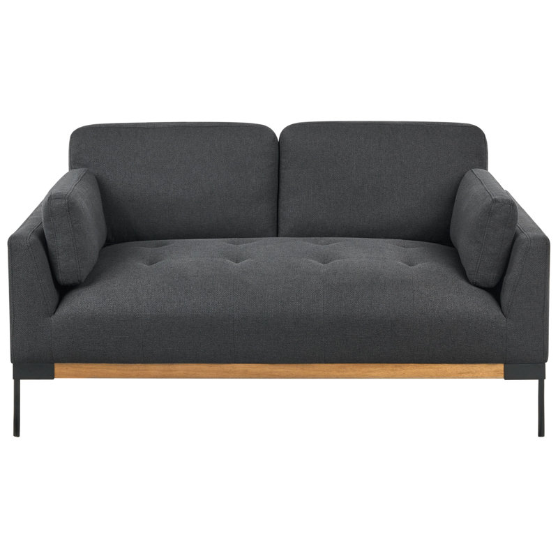 Syesha 2 Seater Sofa, Black