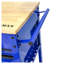 Chariot à outils mobile à 3 tiroirs avec plateau en bois - Armoire à outils robuste avec tiroirs à roulement à billes