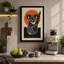Bold Koala Geometric - Wrapped Canvas-1197457015-1197457020