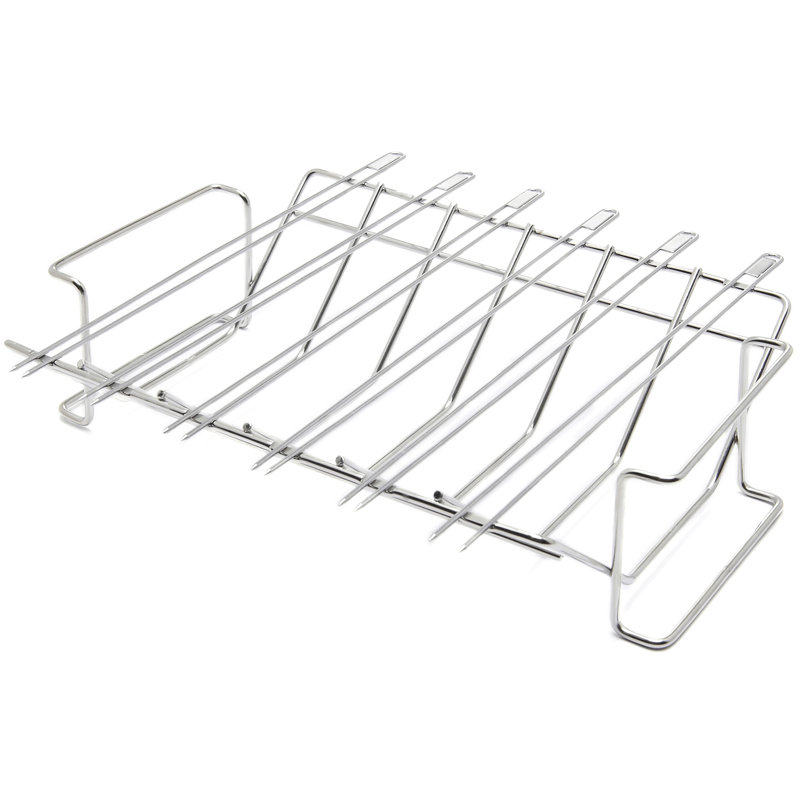 Broil King Stainless Steel Reversible Rib/Skewer Rack
