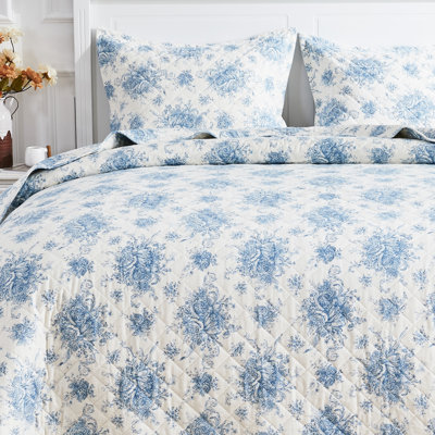 PETIT TOILE FLANNEL COTTON QUILT SET