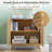 30.7"Mid Century 2-Door Accent Cabinet-1881652384