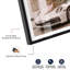 Décoration murale tendance «D Precise Leopard at the Store» par Notoriart, cadre noir, 16 x 24-766428485-766428486