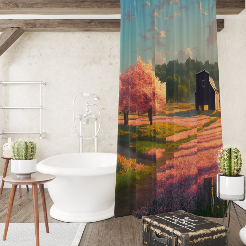 Shower Curtain, 72" H x 70" W