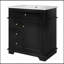 Meuble-lavabo 30 po avec trois tiroirs