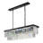 Dimmable Tiered Rectangle Chandelier With Crystal Accents-716270746-792016061