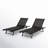 77.5" Long Reclining Chaise Lounge Set-409770513