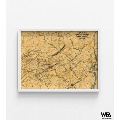 Canaux et chemins de fer pour le transport du charbon anthracite de plusieurs champs de charbon à la ville de New York, décor de maison rustique de New York