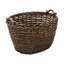 Hand Woven Wicker Laundry Basket with Handles