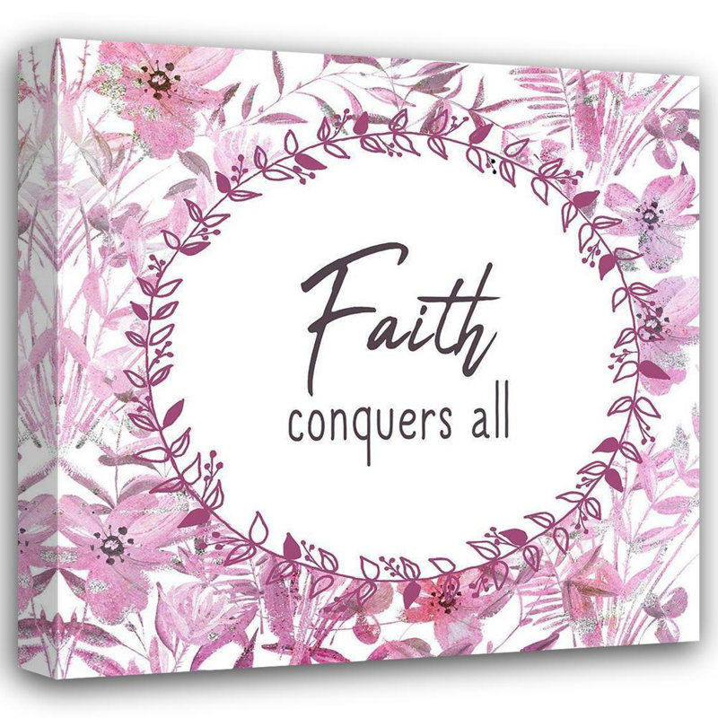 Art sur toile tendu Lark Manor ™, Kimberly, Allen, Faith Conquers