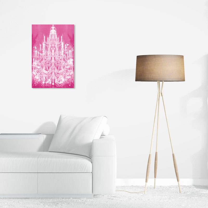 Shaune Privee Diamonds rose sur toile, H 24 po x l 16 po x P 0,8 po