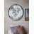 Iron Frame Vertical Round Mirror