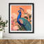 Peacock Garden Dance Canvas Animals Print by Oliver Gal-1263692313-1264199028