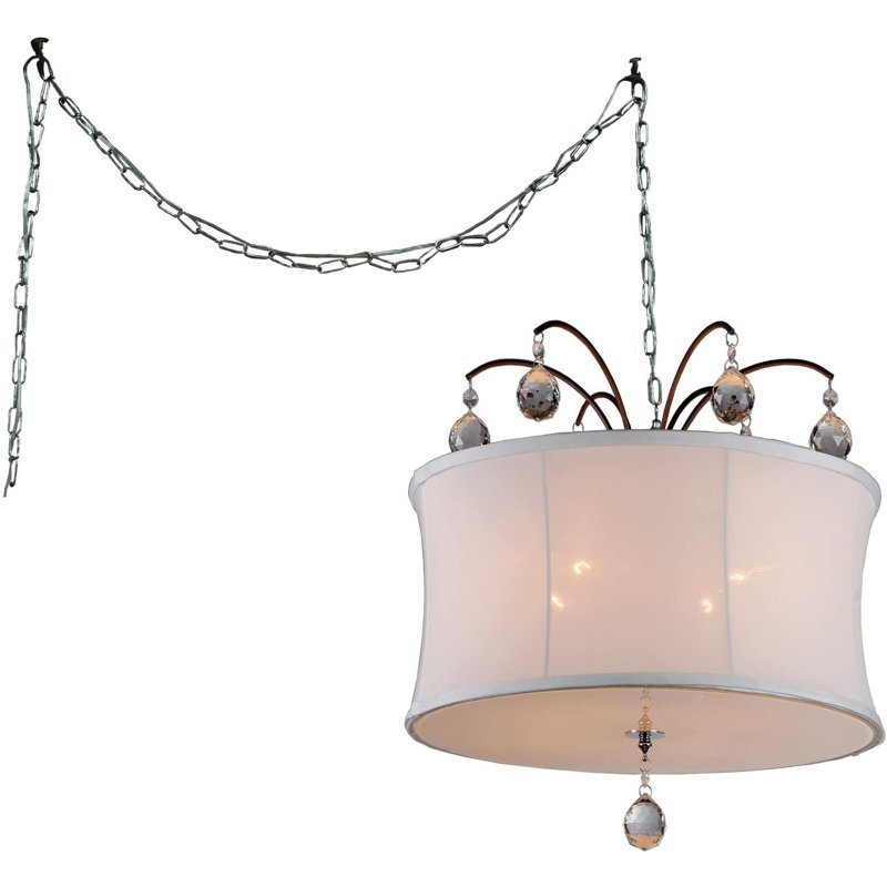 Cornman Dimmable Drum Chandelier