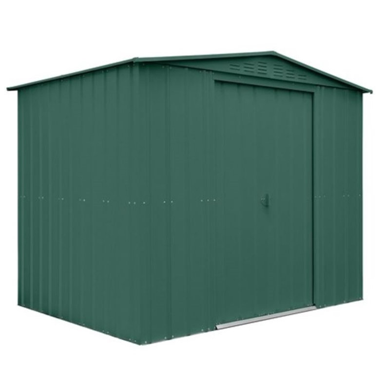 Salford 8 ft. W x 5 ft. D Metal Garden Shed, 8 ft. W x 6 ft. D, Heritage Green