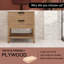 Meuble-lavabo simple 30,34 po avec comptoir en céramique Takirah-417094573-417094574
