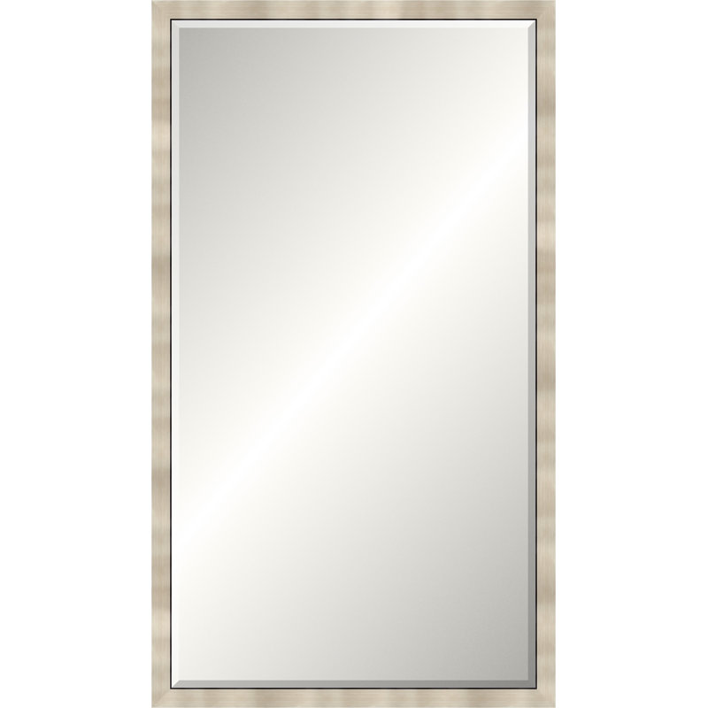Warm Silver Legacy Mirror, Short Leaner