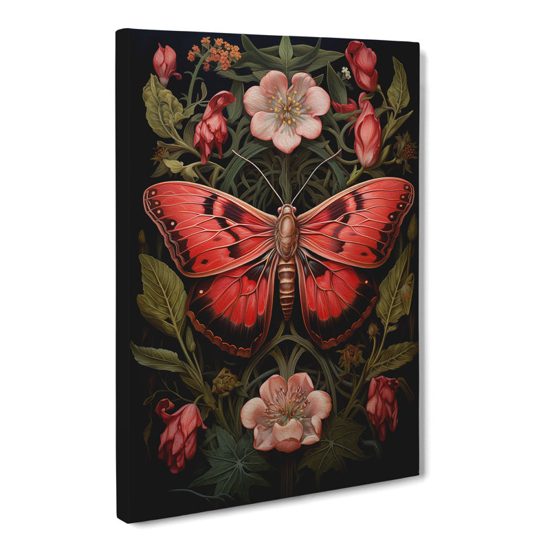 Moth Realism - No Frame Print, 76cm H x 50cm W x 3cm D
