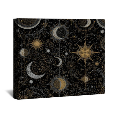 Toile tendue Celestial Sun Moon