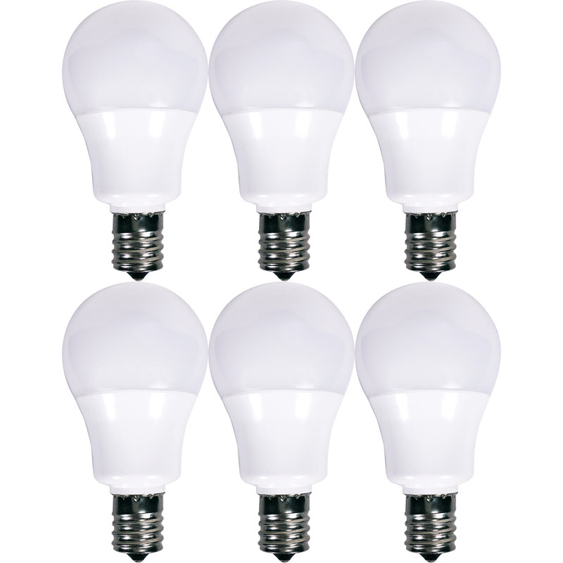 5,5 watts (équivalent à 40 watts), ampoule DEL A15 à intensité variable, culot E17 / intermédiaire, 5000 K