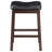 Upholstered Counter Stool with Solid Wood Frame-98169481