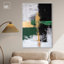 Toile dorée verte ombrée, art abstrait par Art Remedy-107457324-107457320