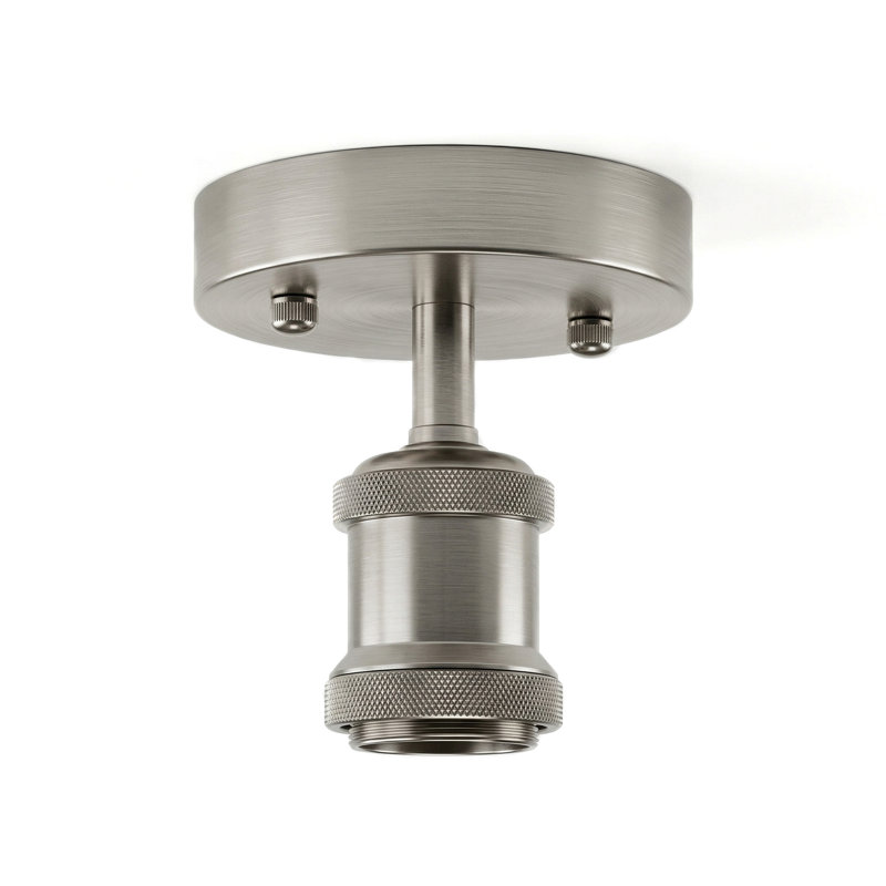 Semi Flush Mount, Satin Nickel