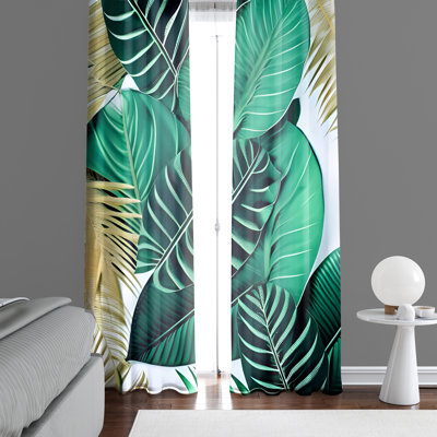 Baiba Semi Sheer Curtain Pair