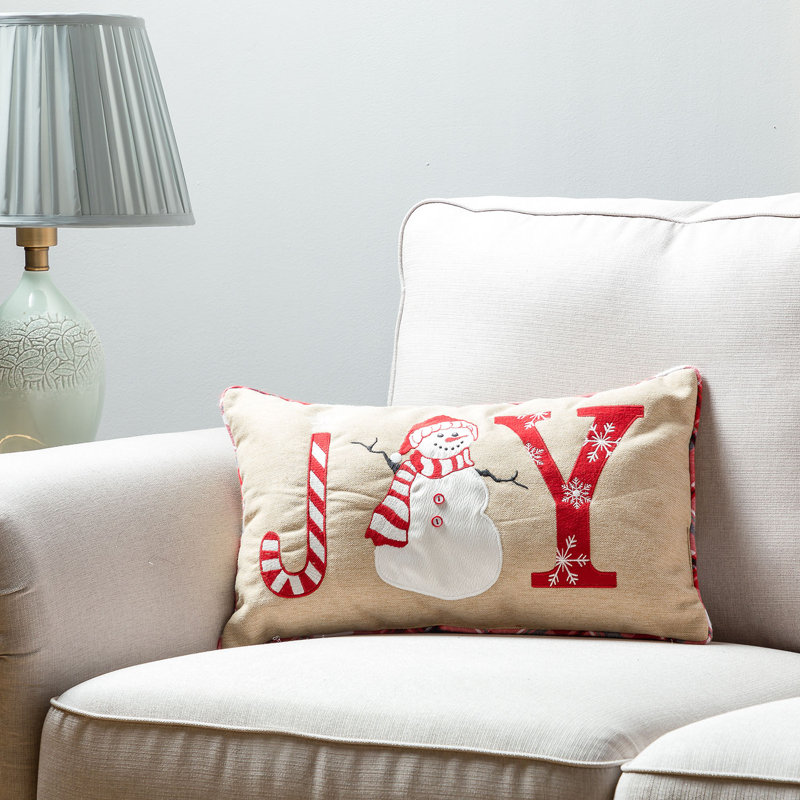 Alister Joy Snowman Rectangular Pillow Cover